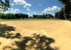 The new ball field  is a vast improvement over the old one. The transformation has been amazing.