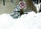 Staff Photo by Byron Higgin No Parking!