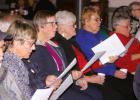  The event concluded with the singing of carols. 