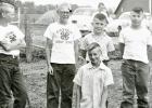 This photo of the 1955 Eidsvold Lucky Stars 4-H club ran in the Mascot a few weeks ago asking readers to identify the boys in the photo. We have now received confirmation of the names. Far back: Patrick Berends; kneeling in front: Leonard Coequyt; standing, left to right: Philip Berends, Brian Schreiber, Mike Ahern, and Pat Ahern. 