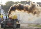 Neyens competes in the tractor pull during Polish Days in Ivanhoe on Sunday afternoon.