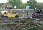Duininck Brothers continue to prepare the land at the potential Minneota Housing Development.