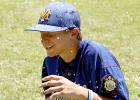 Preston Nuy got doused with water after pitching his American Legion team to a championship.