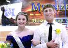 Staff Photo by Byron Higgin. Merissa Traen and Blake Reiss