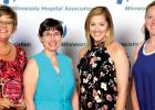 Accepting the Organization Excellence awards were: (left to right) Vickie Abel, Vice President of Organizational Excellence; Cheryl Verschelde, Quality Coordinator; Samantha Kack, Quality Coordinator and Amy Otten, Quality Coordinator. 