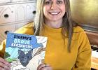 Contributed photo Ronni Vlaminck of Minneota recently wrote her first book, a children’s story about a kitten the family took in and nursed it back to health.