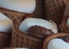 Campfire s'mores in a cone!