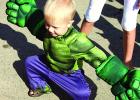 Staff Photo by Byron Higgin The HULK in the kiddie parade was Frankie Myhre.