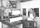 Smishek’s Meat Market in Taunton is pictured here in the early 1930s. At right was referred to as “Grandma Katie”. 