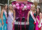 Minneota Boxelder Bug Days royalty braved a chilly morning to pass out goodies for the annual PEACE Trunk or Treat event at St. Edward’s School. Left to right: Second Princesses Addison Buysse and Natalie Ratajczak, First Princess Clare Swedzinski, and Queen Brynn Kern. 