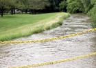 The already saturated Yellow Medicine River in Minneota was again nearing bridge level. 
