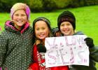 These girls, Madison Hennen, Niara Gorecki and Natalie Ratajczak, love their school.