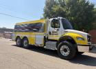 This tanker truck was recently built by Ghent Fire Chief Billy Maertens and several members of the fire department. 