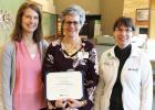Pictured are Cheryl Verschelde, RN, Quality Coordinator; Dodie Derynck, RN, Chief Nursing Officer; and Karen Maher, RN, Emergency Department Manager.